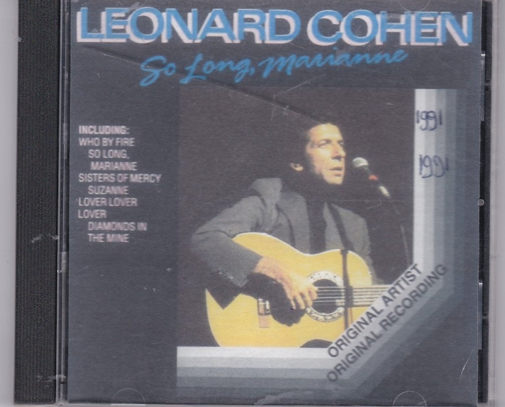 CD LEONARD COHEN SO LONG MARIANNE, Ophalen of Verzenden, Gebruikt, Singer-songwriter