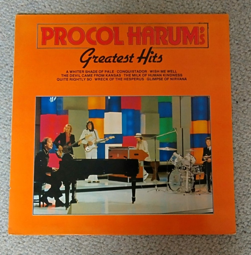 Procol Harum – Procol Harum's Greatest Hits 8 nrs LP 1982 ZG, LP, Zo goed als nieuw, 12 inch, Poprock