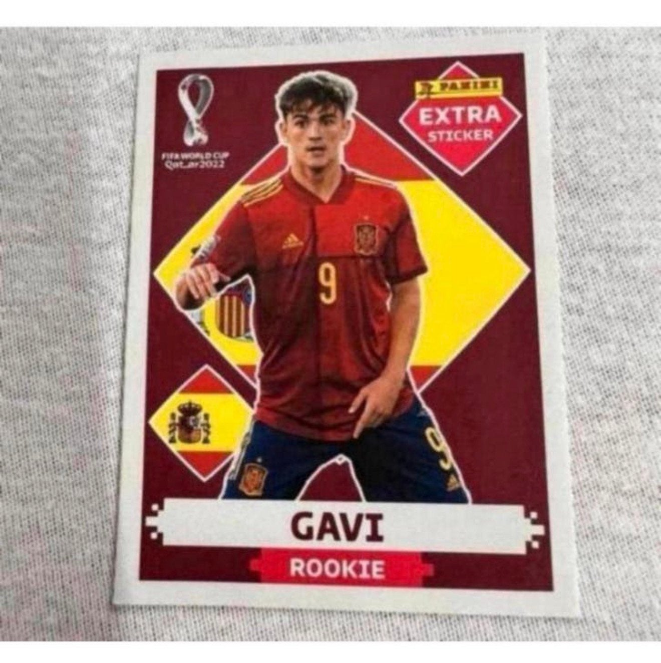 Panini Gavi Rookie extra sticker Qatar 2022 A17 spain spanje, Buitenlandse clubs, Nieuw, Ophalen of Verzenden, H