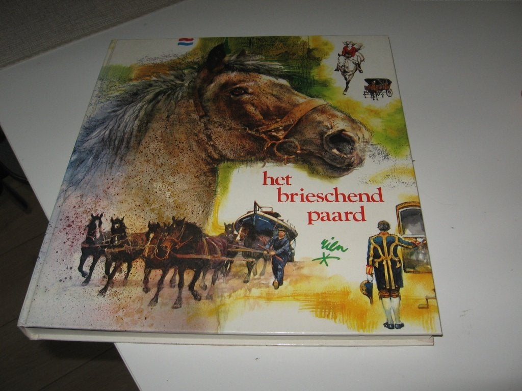 Het brieschend paard Rien Poortvliet nieuw boek €12.50.., Ophalen of Verzenden, Zo goed als nieuw, Prentenboek