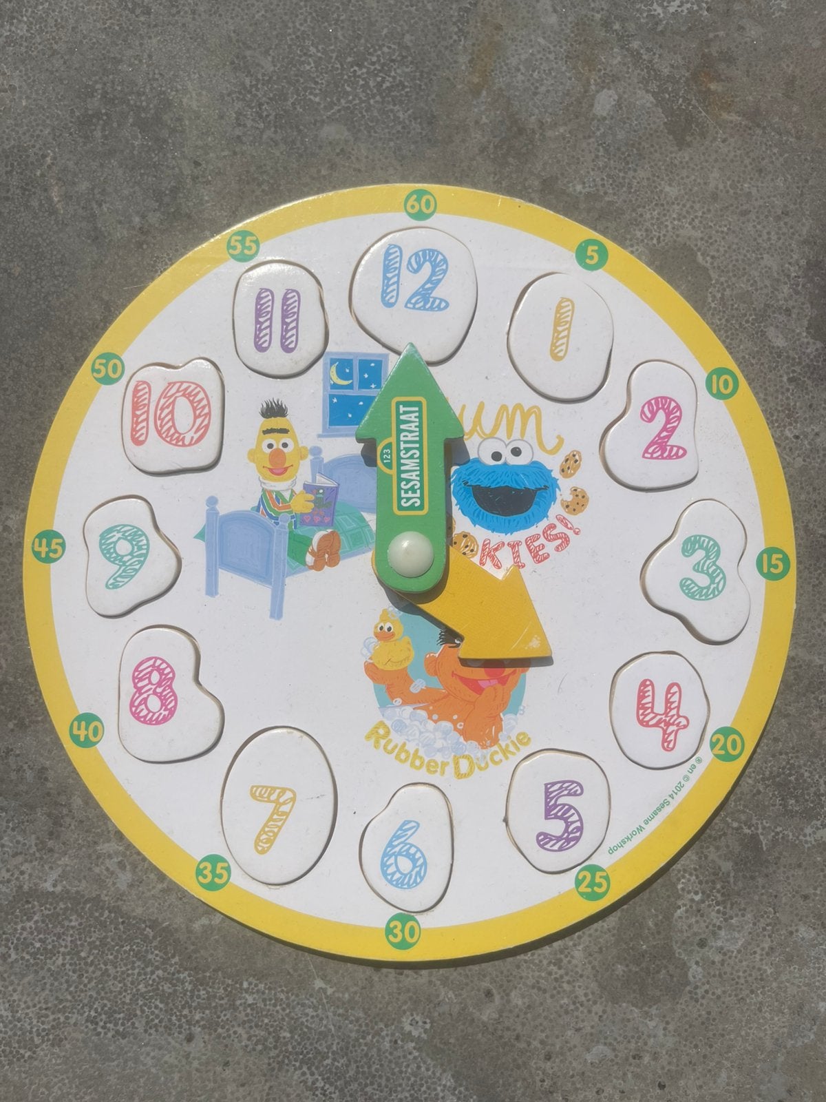 Klokpuzzel, Ophalen