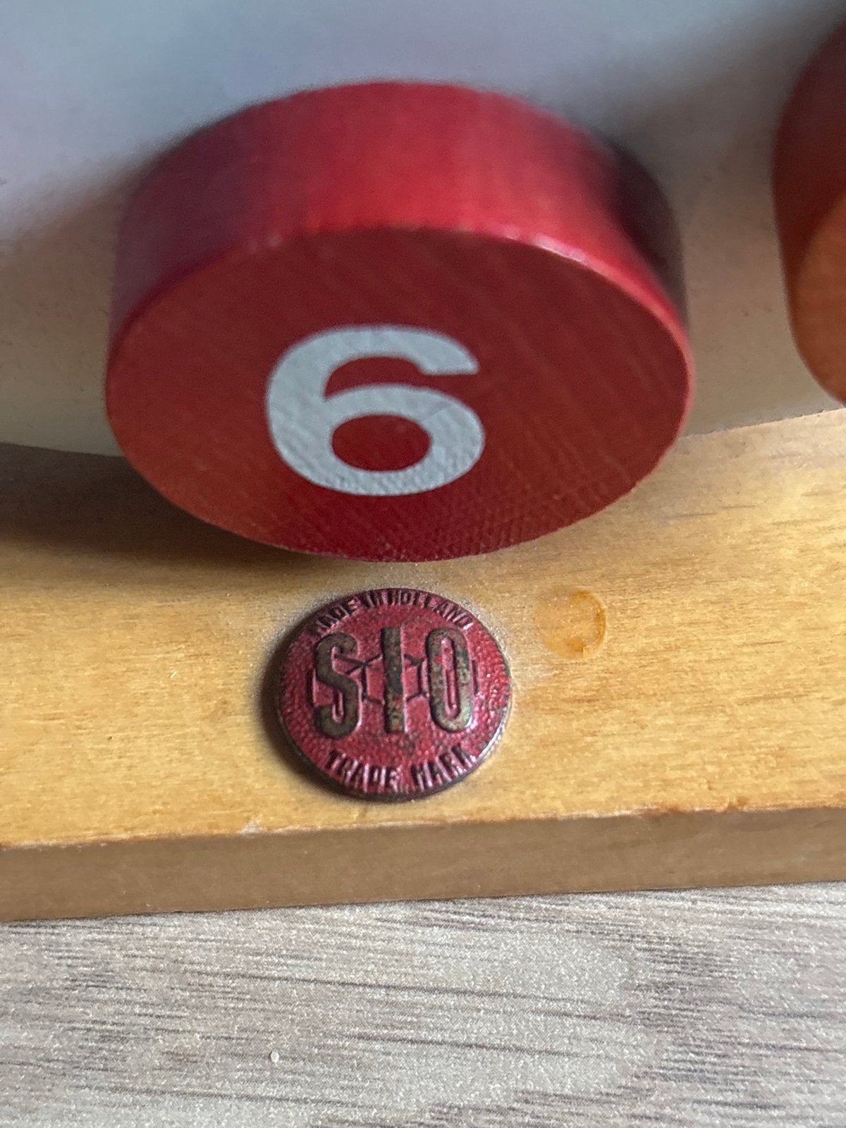 Vintage SIO Houten Leerklok - Educatief Speelgoed, Ophalen of Verzenden