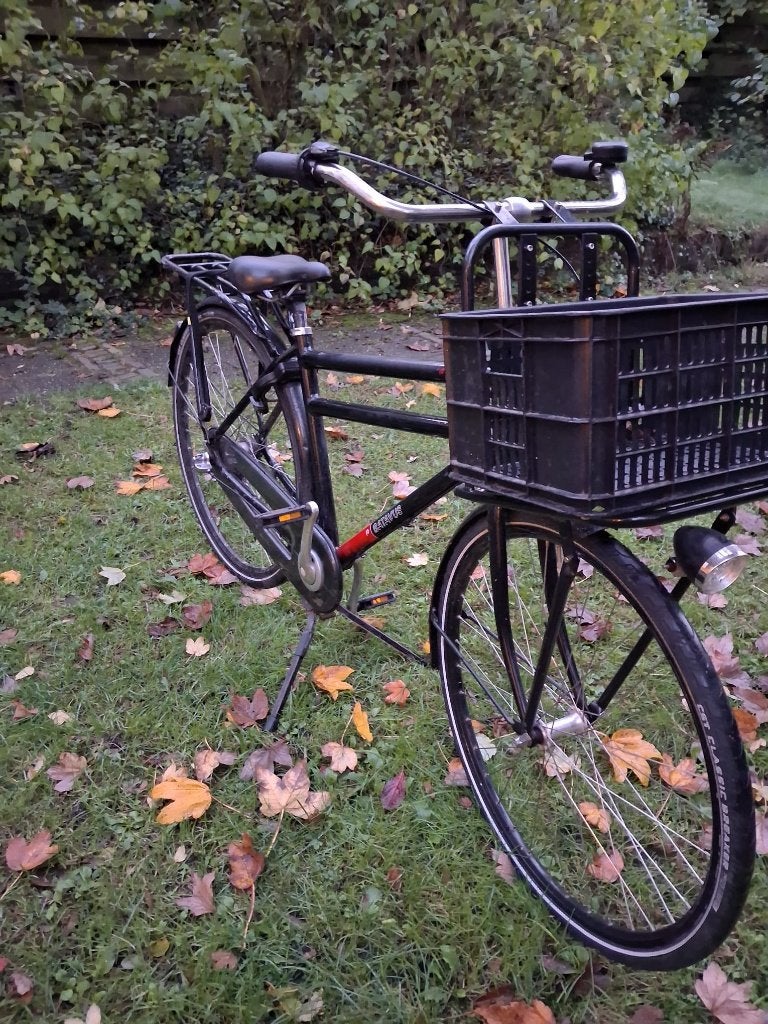 Stevige batavus jongensfiets  voor 10-15 jaar met krat, Fietsen en Brommers, Terugtraprem, Gebruikt, Versnellingen, Batavus