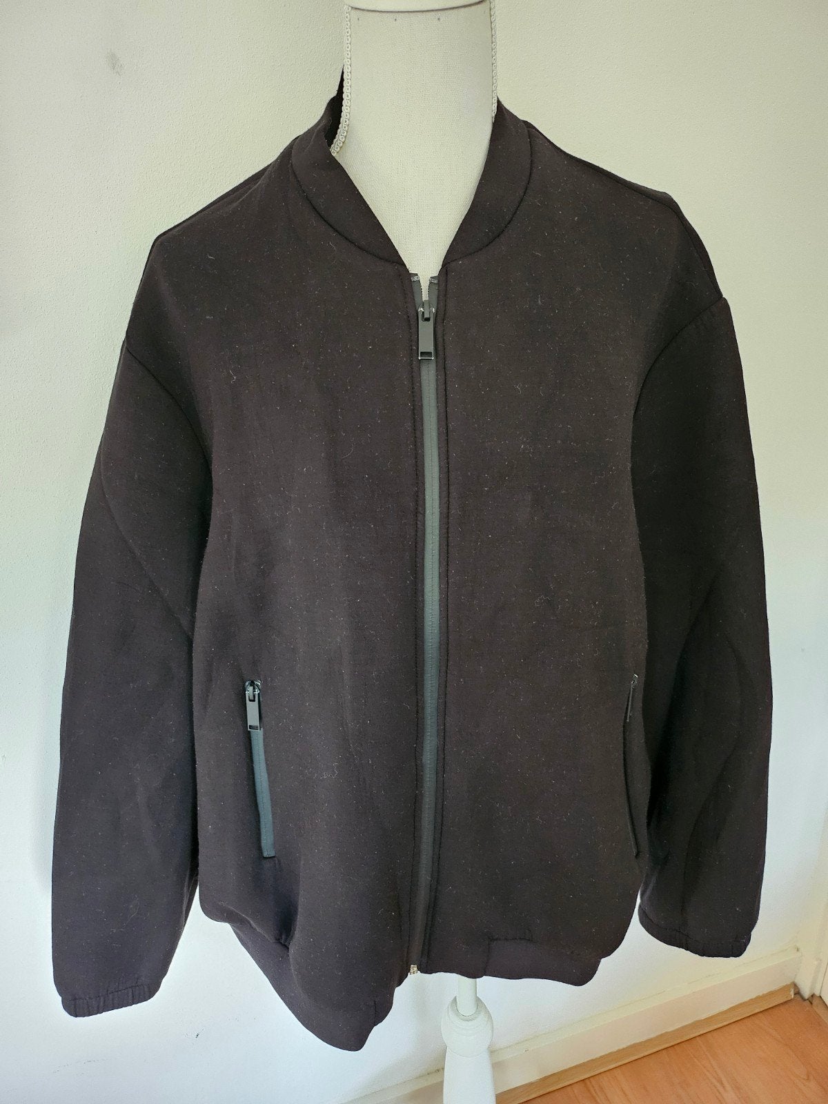 Gerry Weber Zwarte Bomberjack Maat 48, Zwart, Maat 46/48 (XL) of groter, Ophalen of Verzenden, Zo goed als nieuw