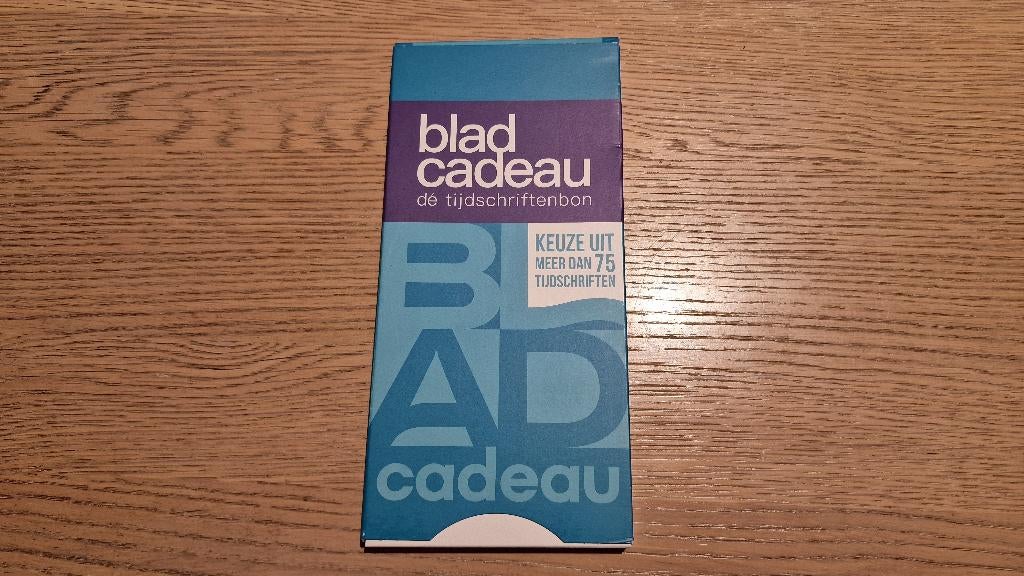 Bladcadeau tijdschriftbon met 25 euro, Tickets en Kaartjes, Kortingen en Cadeaubonnen, Eén persoon, Overige typen, Cadeaubon
