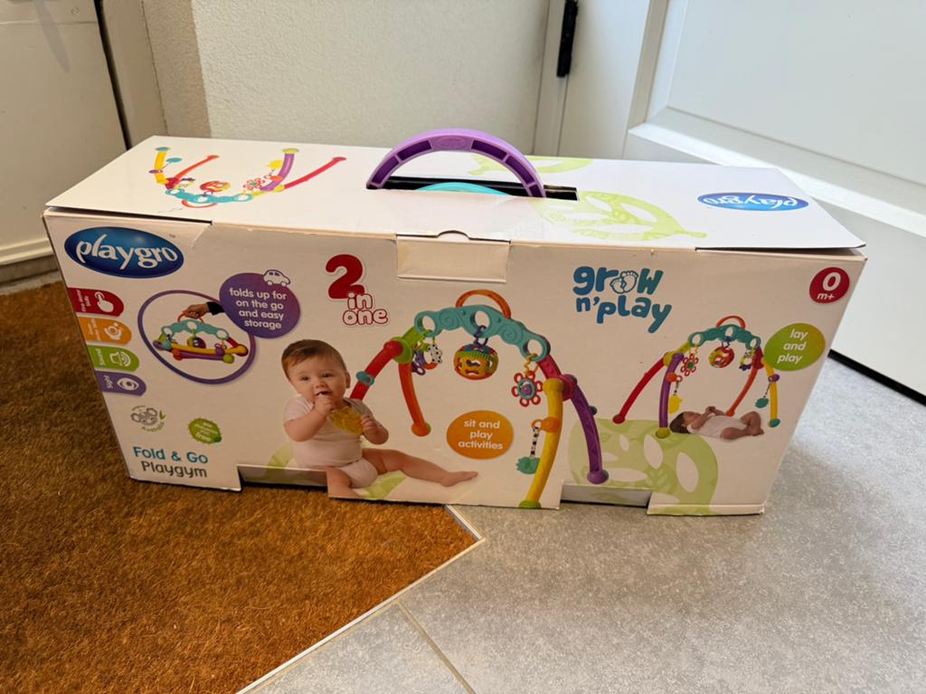 Playgro Babygym - Opvouwbaar en Draagbaar Speelkleed, Ophalen of Verzenden, Zo goed als nieuw, Babygym