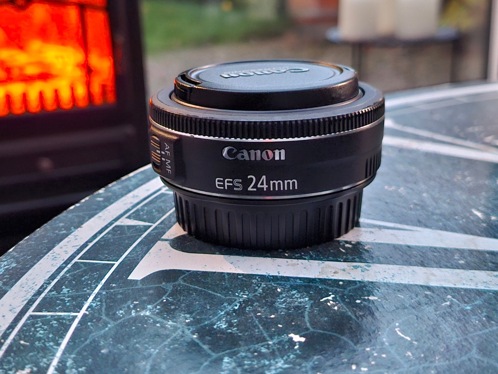 Canon EF-S 24mm f/2.8 STM Pancake Lens, Gebruikt, Canon, Autofocus, Canon EF-S