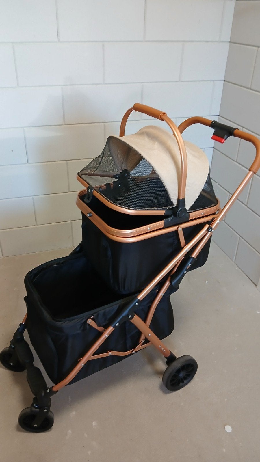 Hondenbuggy Dubbel, Dieren en Toebehoren, Honden-accessoires, Ophalen