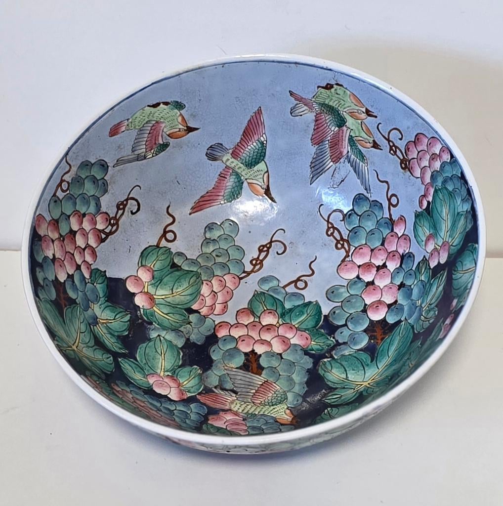Grote coupe/kom in porselein, Antiek en Kunst, Ophalen of Verzenden