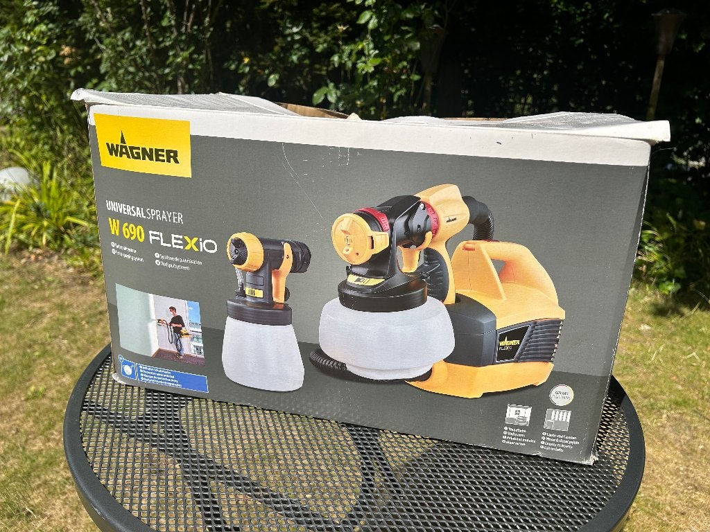 WAGNER W 690 Flexio Universal Sprayer, amper gebruikt, Ophalen, Zo goed als nieuw, Verfspuit of Verfpomp