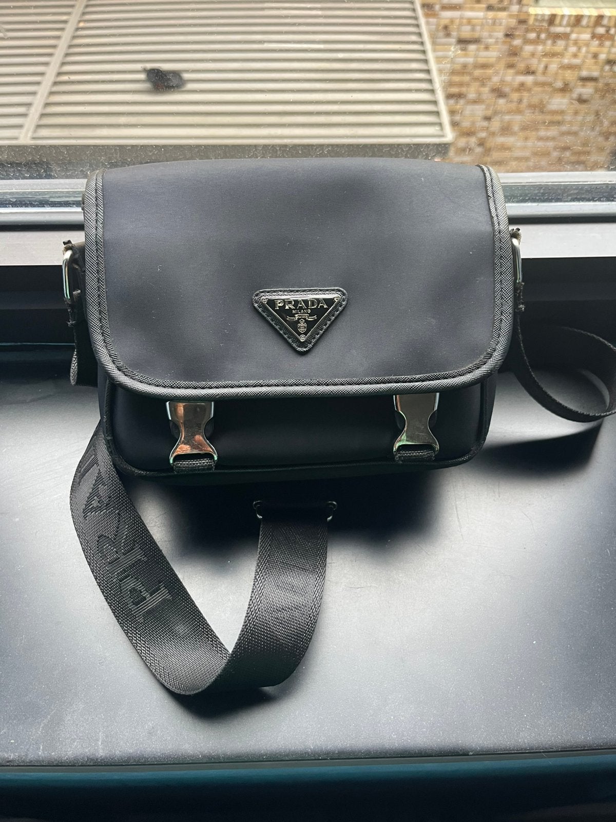Prada tasje, Ophalen of Verzenden, Zo goed als nieuw, Zwart