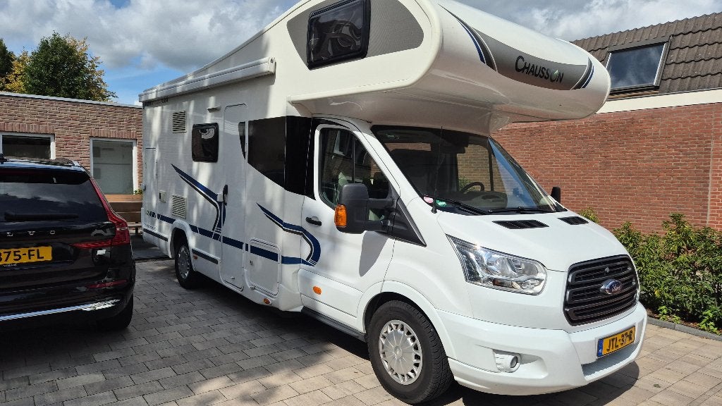 6 persoons familie camper chausson flash stapelbed., Caravans en Kamperen, Alkoof, Ringverwarming, Ford, 6 tot 7 meter
