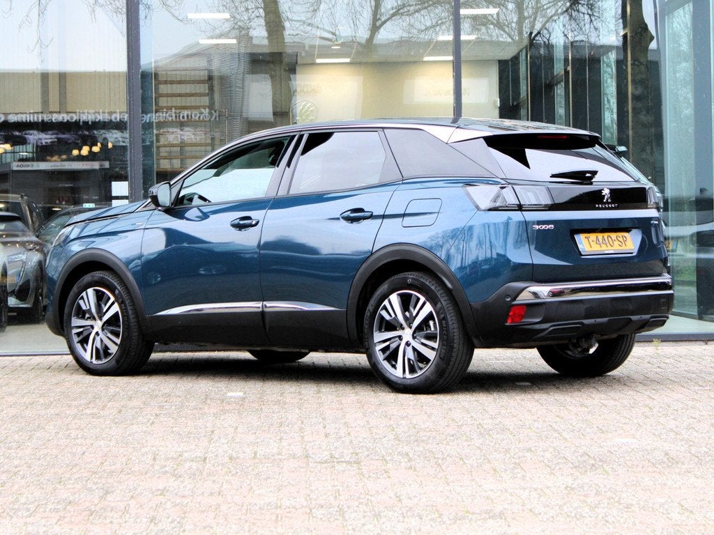 Peugeot 3008 1.6 HYbrid 180 Allure Pack Business | Navi / Ca, Auto's, 12 maanden, Euro 6, Blauw, Bedrijf