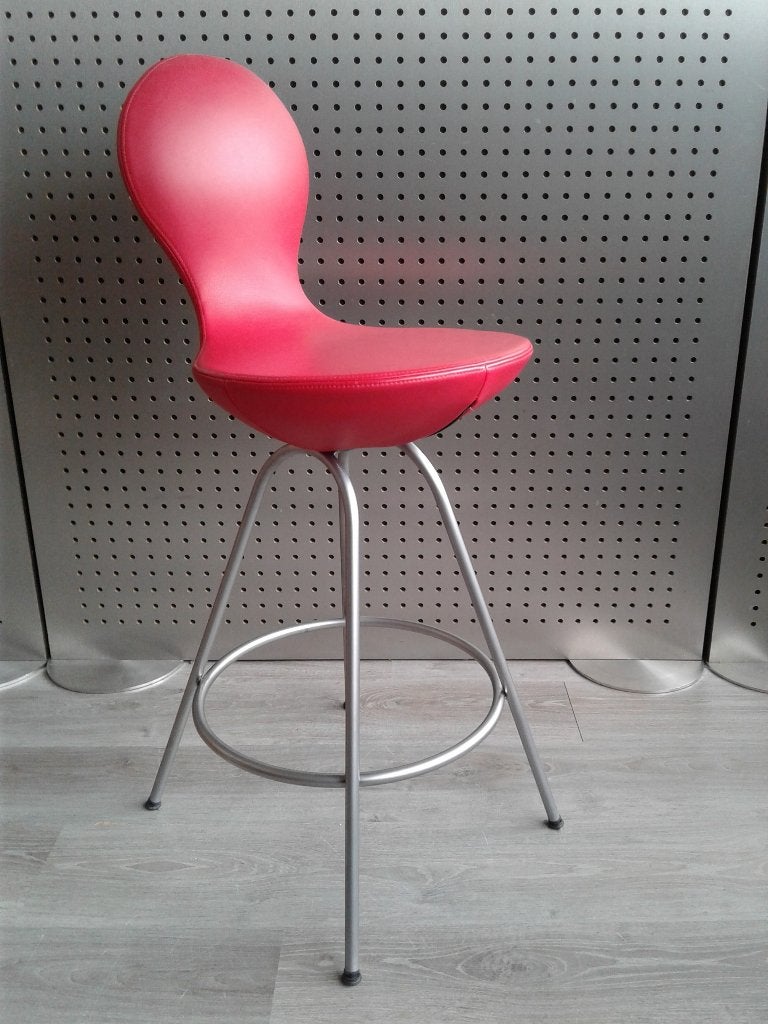 1x Variér (Stokke) Eight (Rood Leder), Nieuw!, Met voetsteun, 60 tot 90 cm, Nieuw, Ophalen of Verzenden