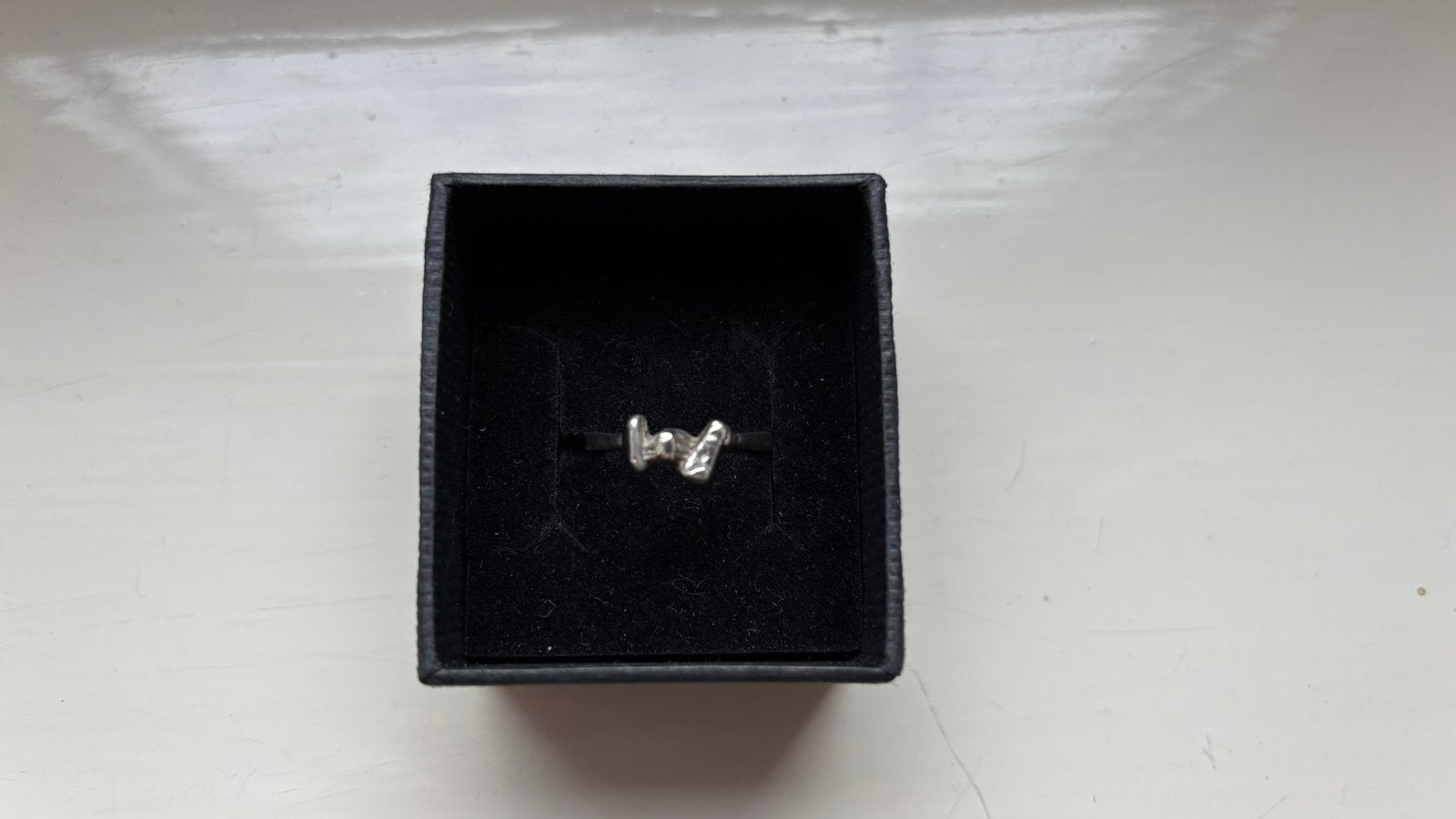 Vintage zilveren ring edelsmid maat 17,3, Sieraden, Tassen en Uiterlijk, Ophalen of Verzenden, Zo goed als nieuw, 17 tot 18, Dame