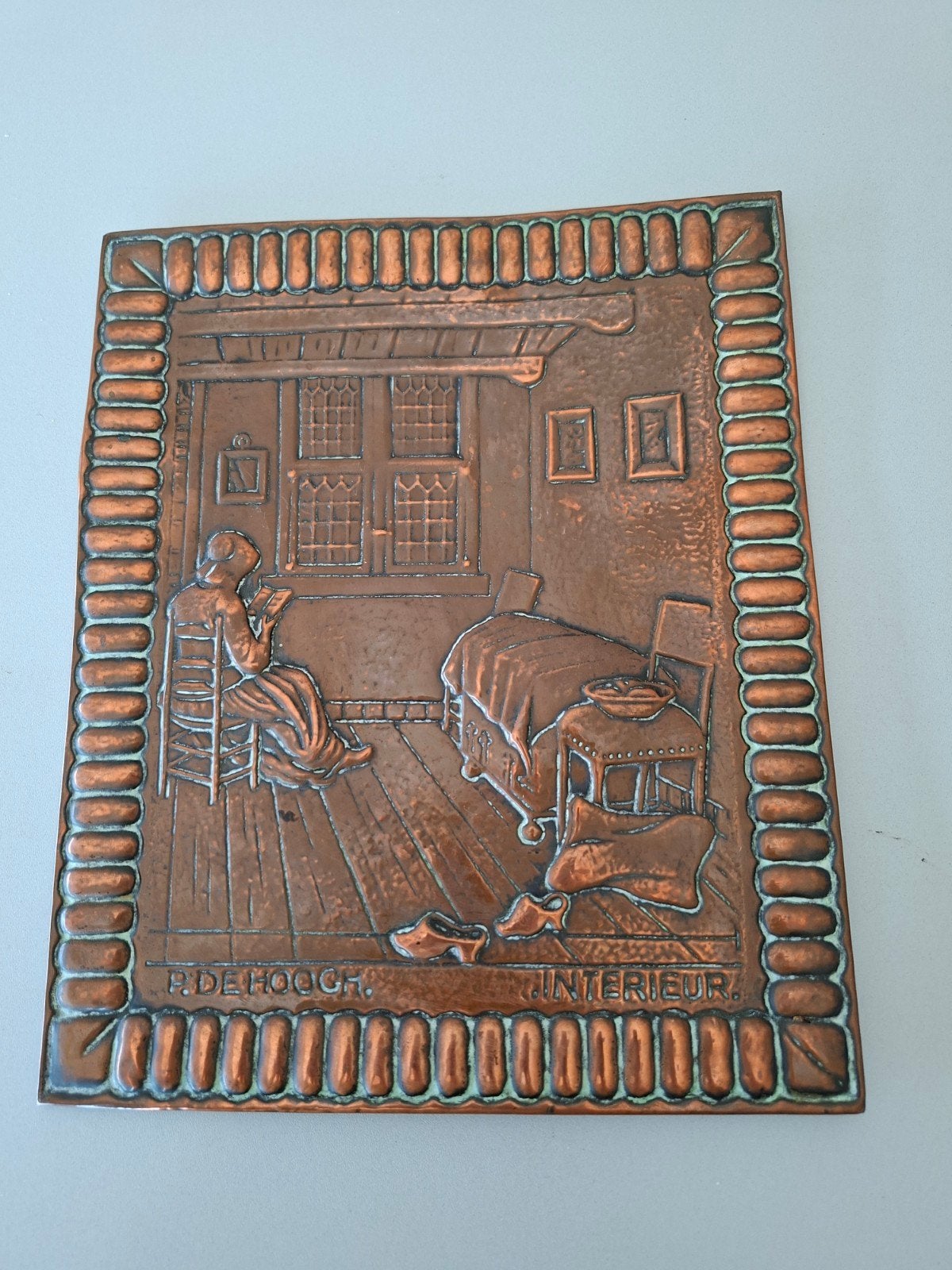 koperen plaat, Antiek en Kunst, Ophalen of Verzenden