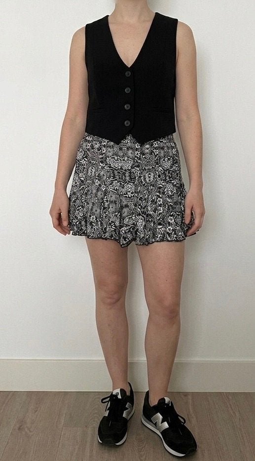 Soepel broek rokje Zara, Kleding | Dames, Rokken, Verzenden, Zwart, Maat 42/44 (L), Zo goed als nieuw