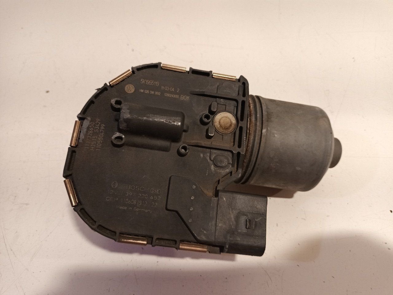 Ruitenwissermotor voor Volkswagen Golf, Onderdelen@venauto.nl, Van der Ven Autorecycling B.V., Gebruikt, Ettenseweg 76, 4706 PB Roosendaal, The Netherlands