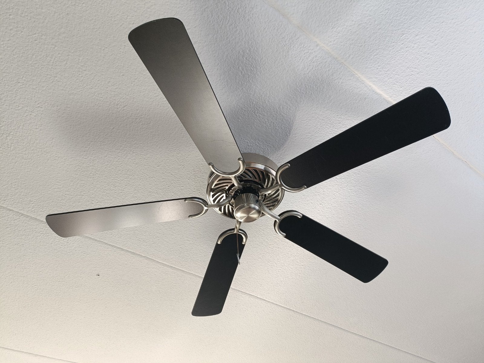 chrome plafond ventilator, Ophalen, Gebruikt, Plafondventilator