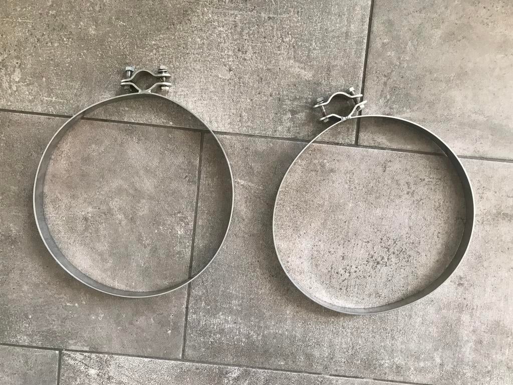 2 fenderhouder / fender ringen - RVS, Watersport en Boten, Accessoires en Onderhoud, Ophalen of Verzenden, Gebruikt, Overige typen