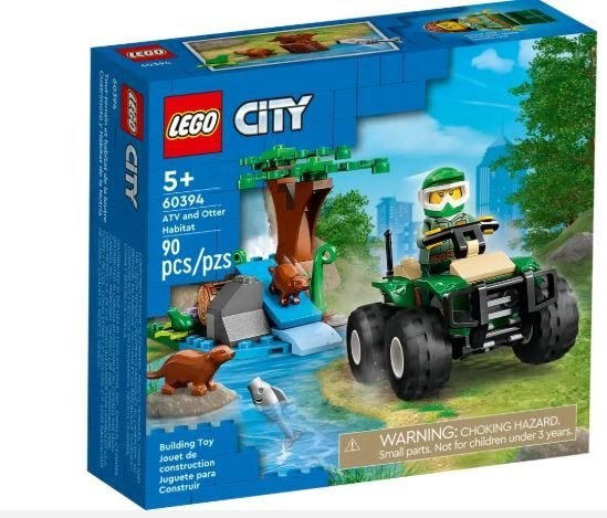 60394 Lego Terreinwagen en otter, City, Lego, Nieuw, Ophalen of Verzenden