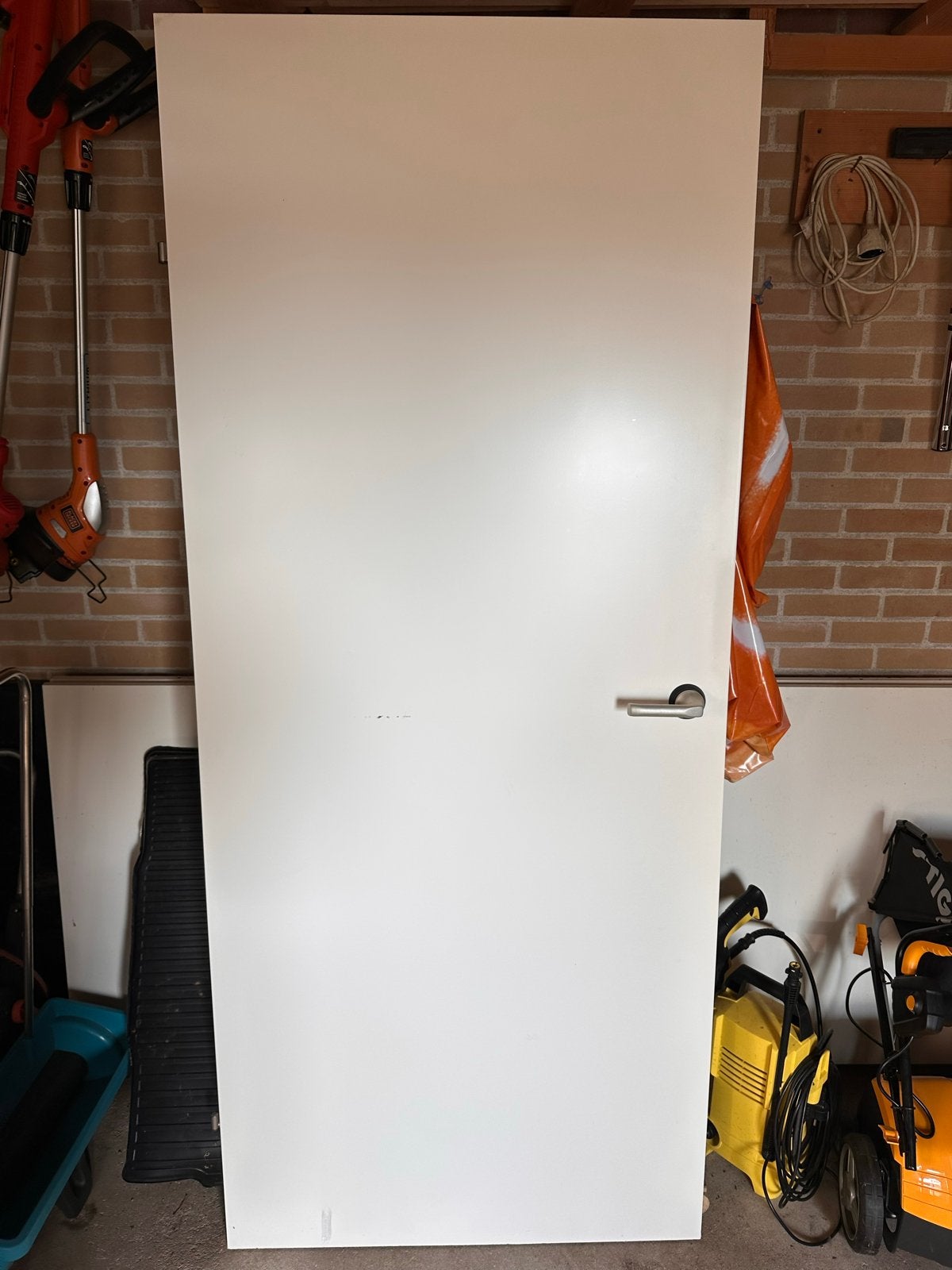 3x Witte binnendeuren met deurklink, Doe-het-zelf en Verbouw, Ophalen, Gebruikt, 80 tot 100 cm, Binnendeur