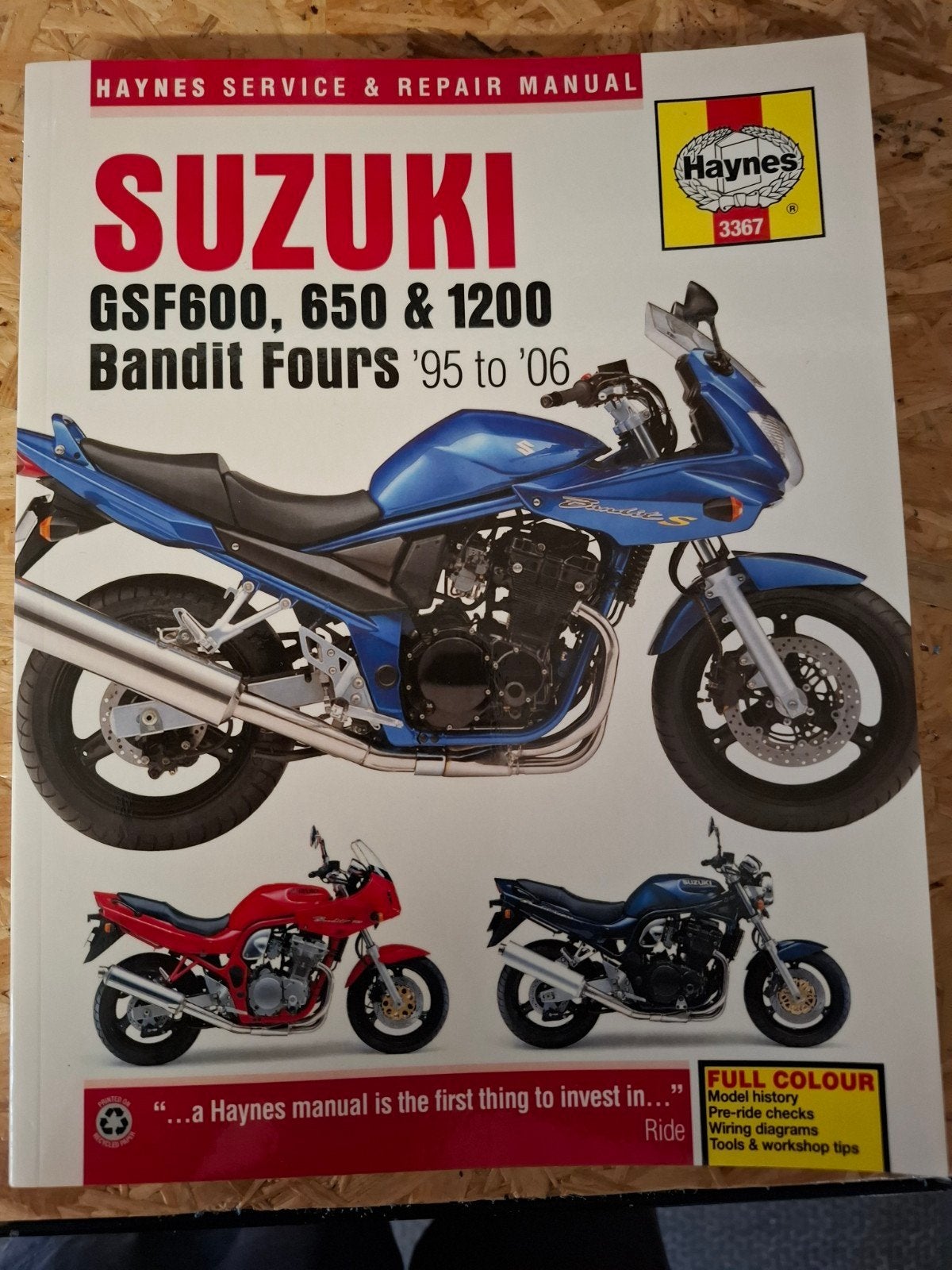 Werkplaatsboek Suzuki Bandit 600, 650 & 1200 Haynes, Motoren, Handleidingen en Instructieboekjes, Ophalen of Verzenden, Suzuki