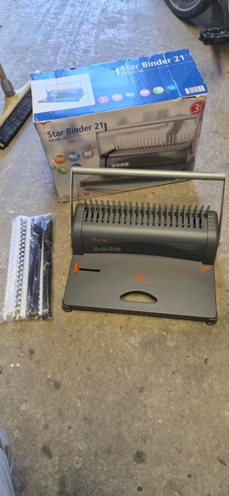 Star Binder 21 bindmachine met bindruggen, Diversen, Ophalen of Verzenden, Gebruikt