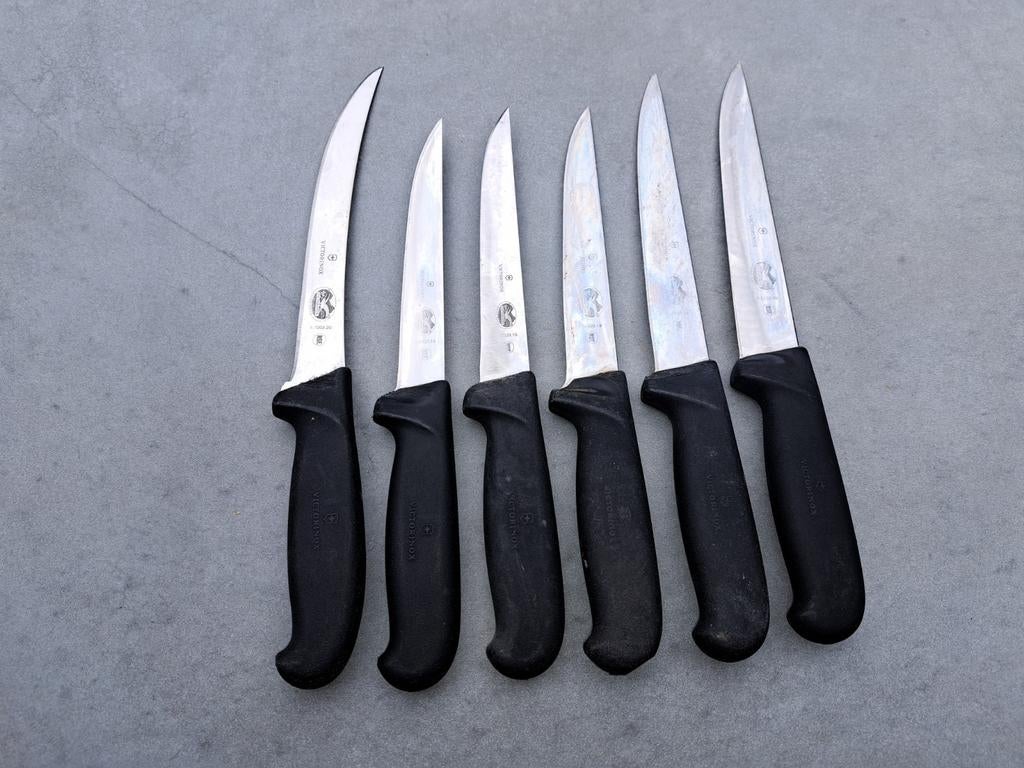 Victorinox slagers koks keuken messen mes, Gebruikt, Verzenden, Rvs of Chroom, Vaatwasserbestendig