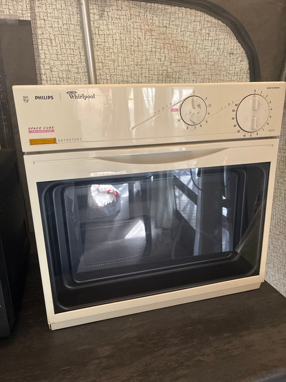 Gratis Philips Whirlpool Space Cube Magnetron Vintage Model, Witgoed en Apparatuur, Ophalen, Gebruikt, Magnetron, 45 tot 60 cm