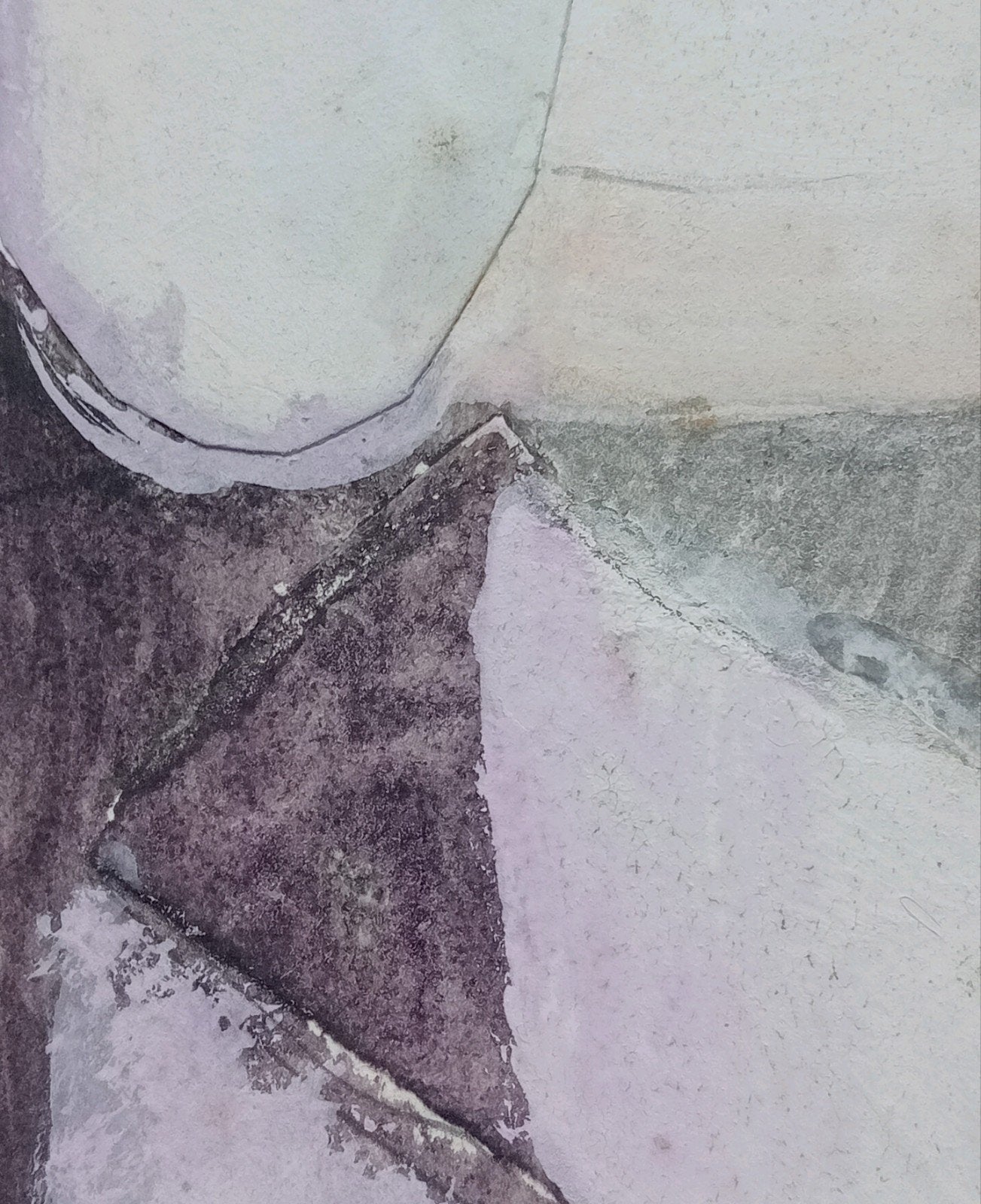 Doris Groeneveld Abstracte compositie gemengde techniek 1991, Ophalen of Verzenden