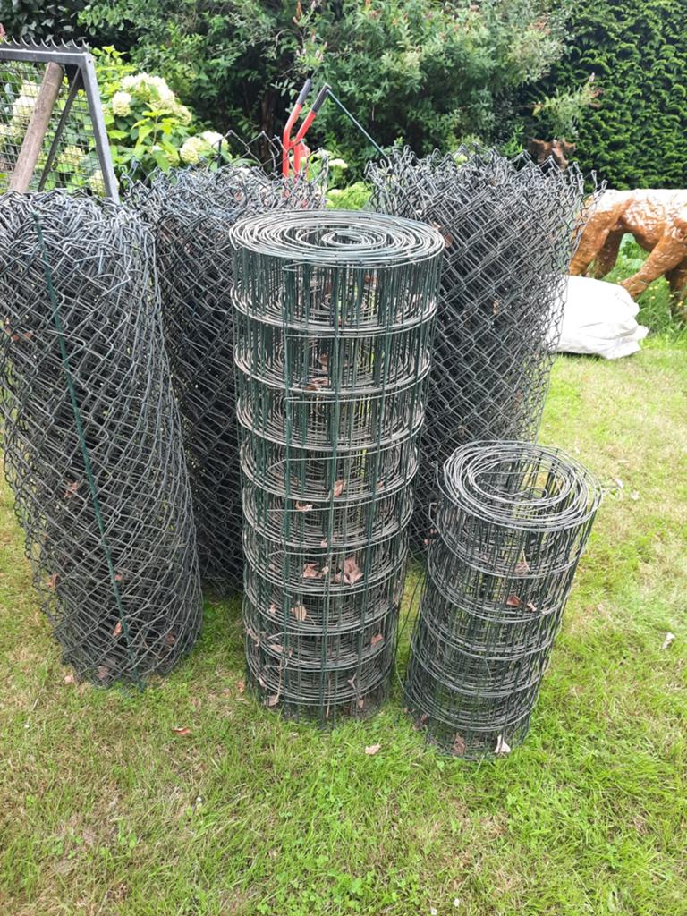 Afrasteringsdraad en gaas - Diverse rollen, Ophalen of Verzenden, Gebruikt, 20 meter of meer, Draad