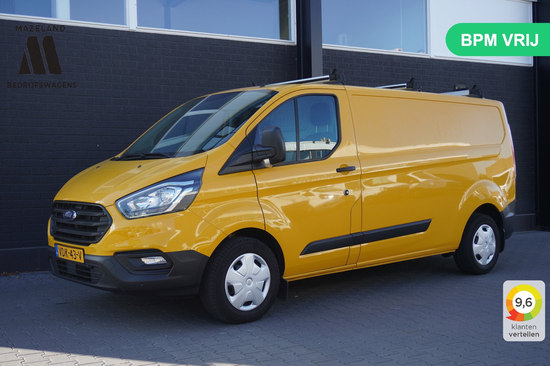 Ford Transit Custom 2.0 TDCI L2 EURO 6 - Airco - Cruise - PD, Voorwielaandrijving, Stof, Gebruikt, 2800 kg