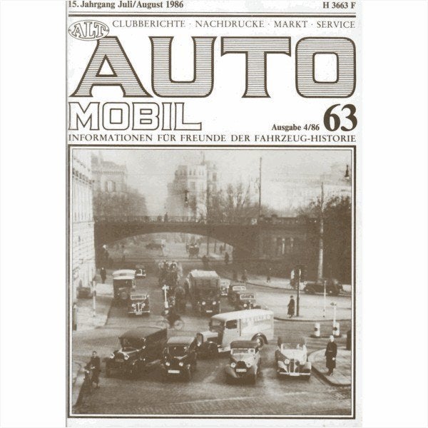 Alt-Auto Mobil 63 - 1986 #1 Duits, Ophalen of Verzenden, Gelezen