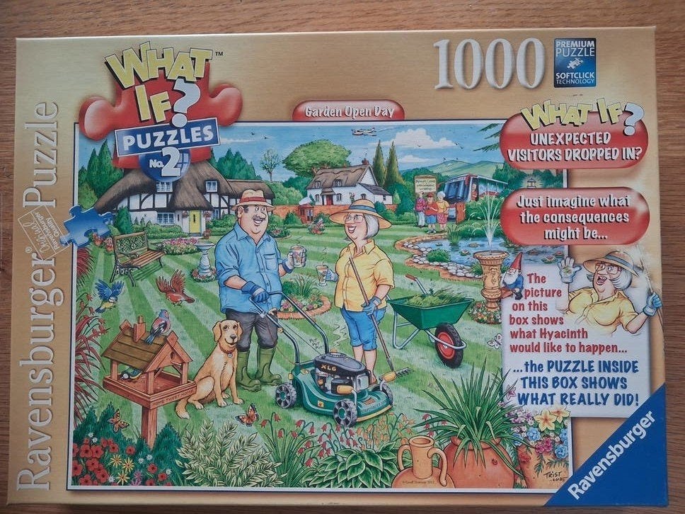 Wat Als puzzel 1000stuks compleet zgan, Ophalen of Verzenden, 500 t/m 1500 stukjes, Zo goed als nieuw