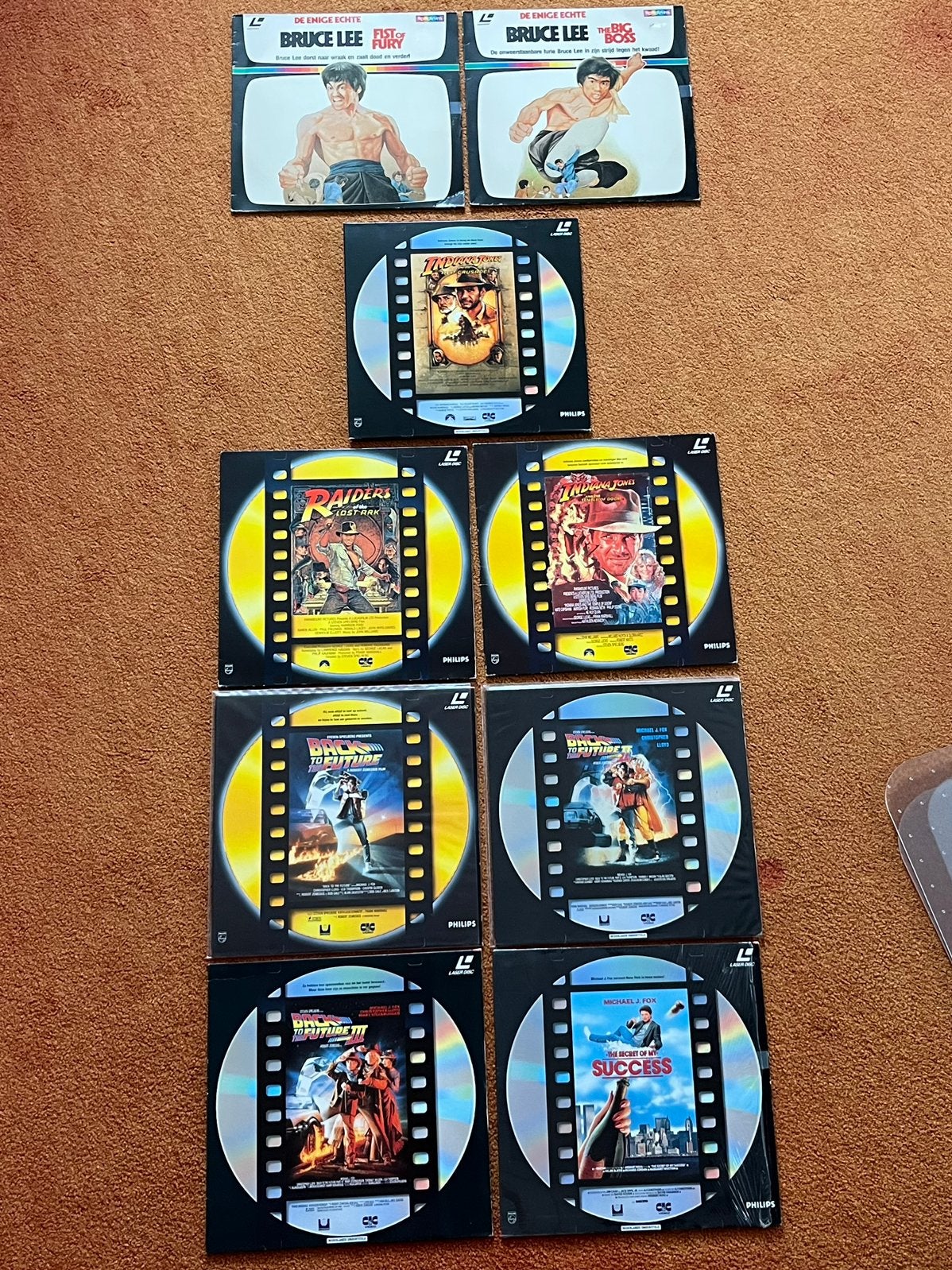 Mooie verzameling van 9 originele laserDiscs, Ophalen, Overige typen