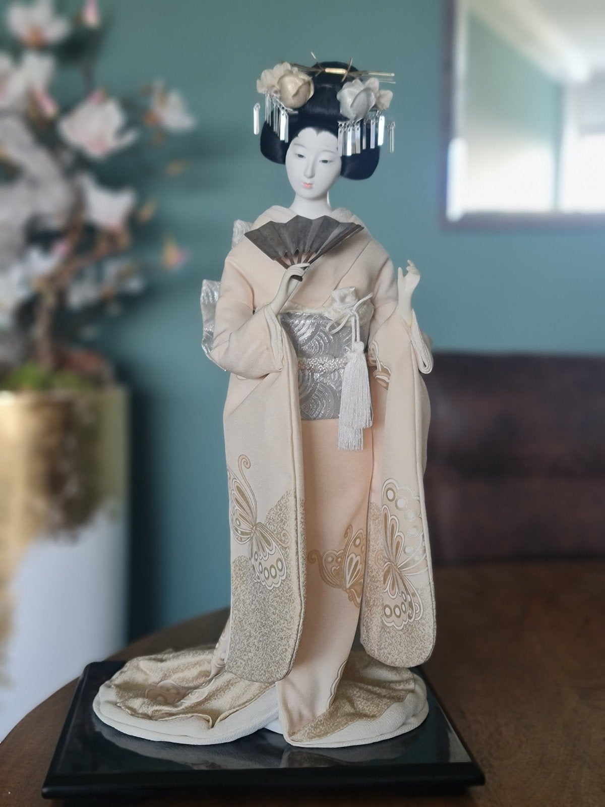 Prachtige Vintage Kyugetsu Geisha Pop – Traditionele Japanse, Verzamelen, Ophalen, Zo goed als nieuw, Pop