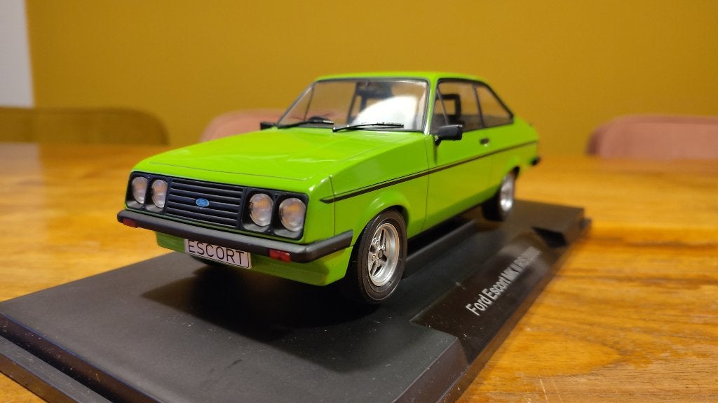Ford Escort MK2 RS2000 - 1975 - 1:18, Ophalen of Verzenden, Nieuw, Auto, Overige merken