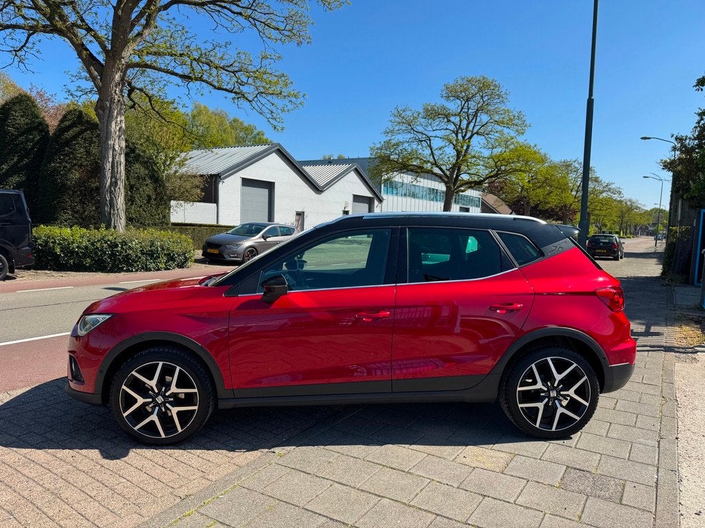 Seat Arona 1.0 TSI FR Clima Elek Pakket 18” Xenon/Led, Stof, Gebruikt, 116 pk, 49 €/maand