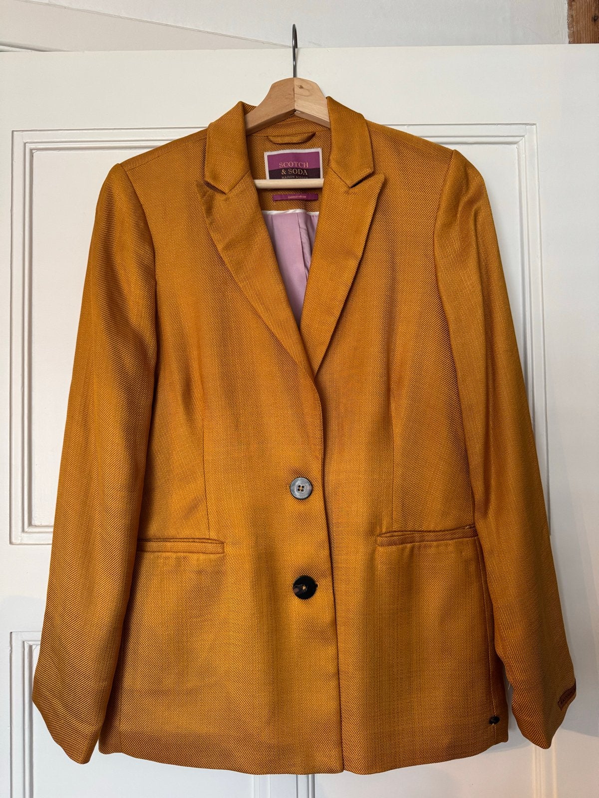 Scotch & Soda blazer – okergeel/goud, maat 38, Maat 38/40 (M), Ophalen of Verzenden, Zo goed als nieuw, Jasje