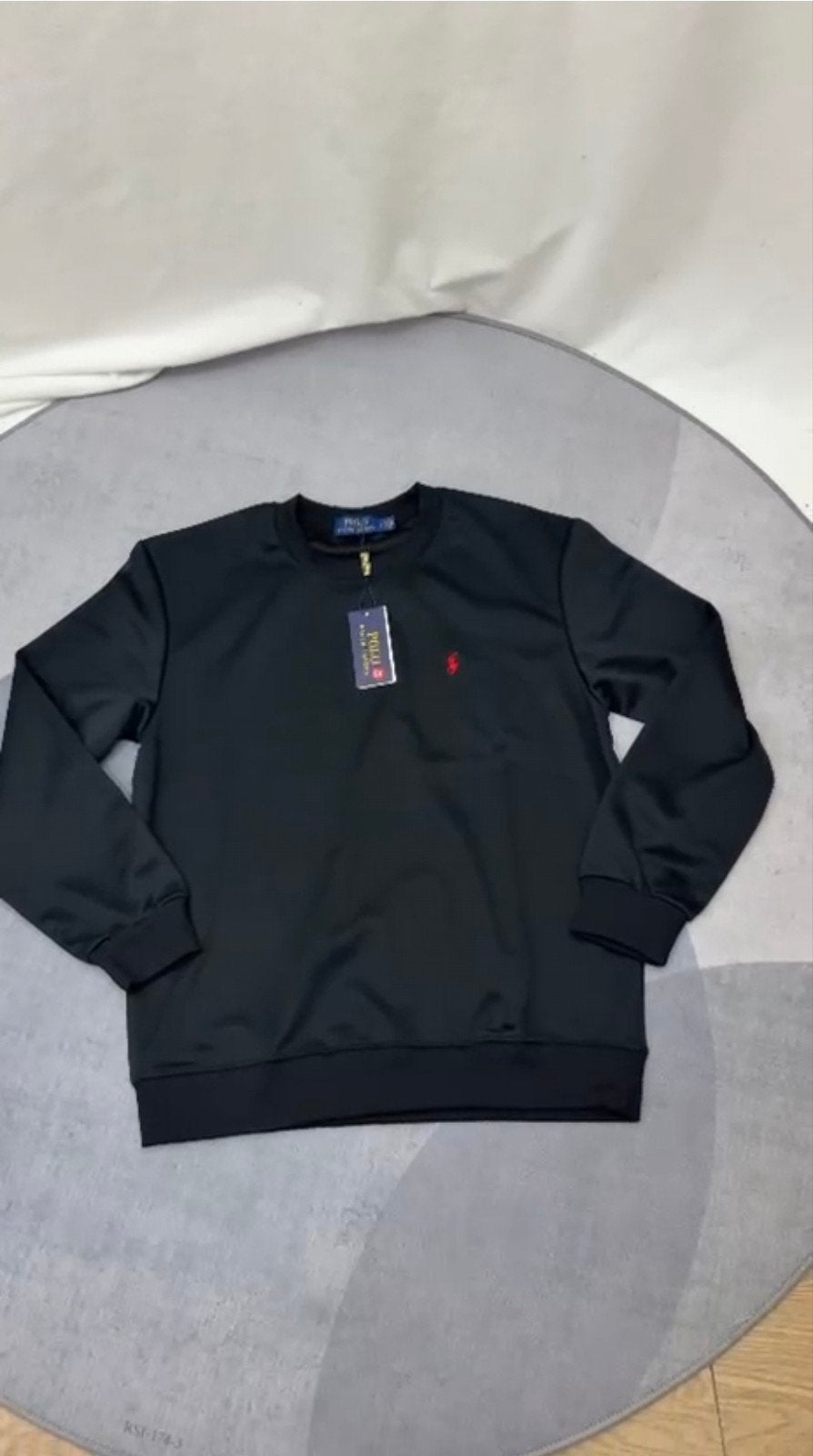 Ralph Lauren sweater- Zwart, Maat 48/50 (M), Zwart, Ralph Lauren, Nieuw
