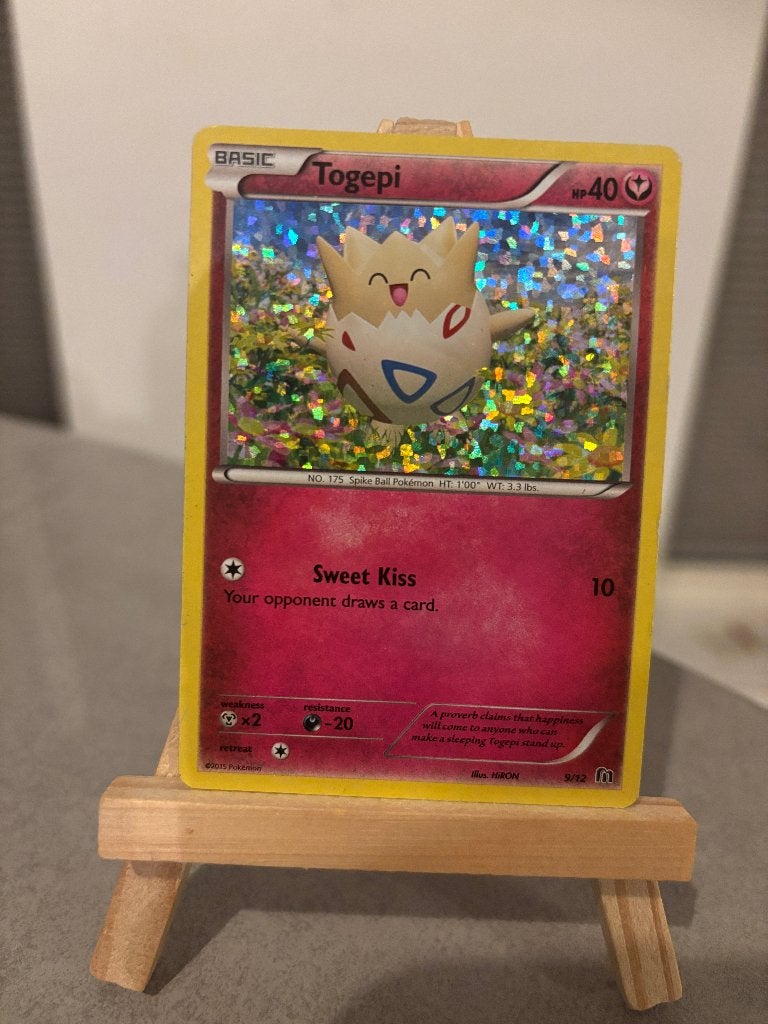 Togepi 9 McDonald's 2016 Promo Holo, Ophalen of Verzenden, Zo goed als nieuw, Losse kaart