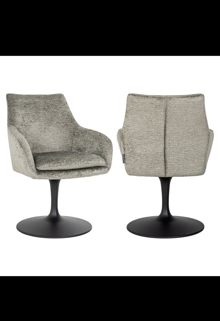 4 richmond draaifauteuil marlon eetkamerstoelen, Huis en Inrichting, Stoelen, Ophalen, Zo goed als nieuw