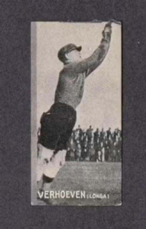 Voetbalplaatje Verhoeven Keeper Longa Tilburg Jaren 20/30., Ophalen of Verzenden, Zo goed als nieuw
