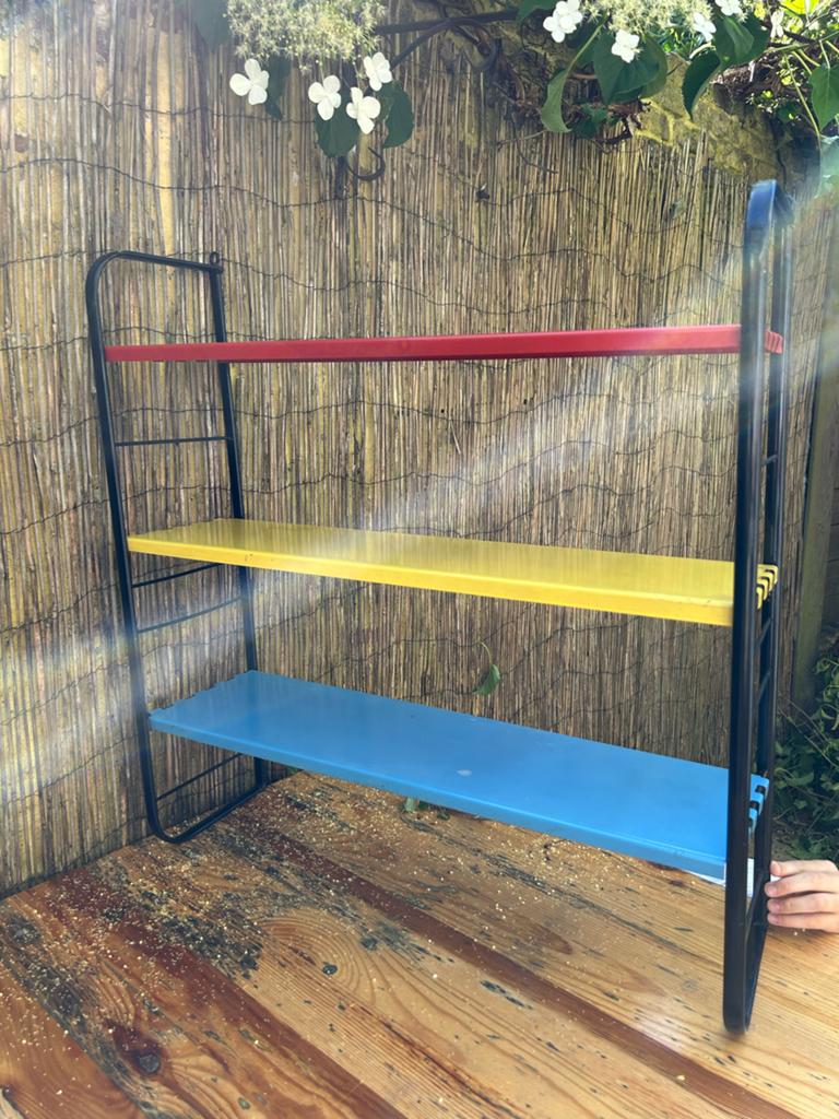 Vintage Tomado rekje - Rood, Geel, Blauw, Ophalen, Gebruikt