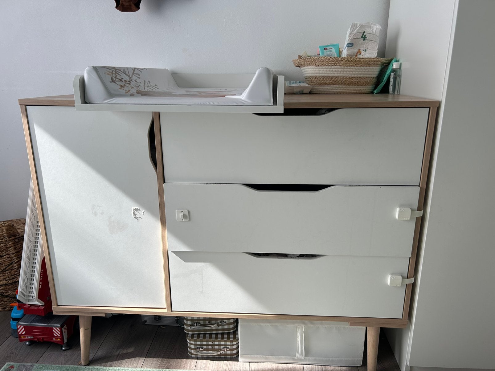 Baby commode, Ophalen, 50 tot 70 cm, 100 cm of meer, Zo goed als nieuw
