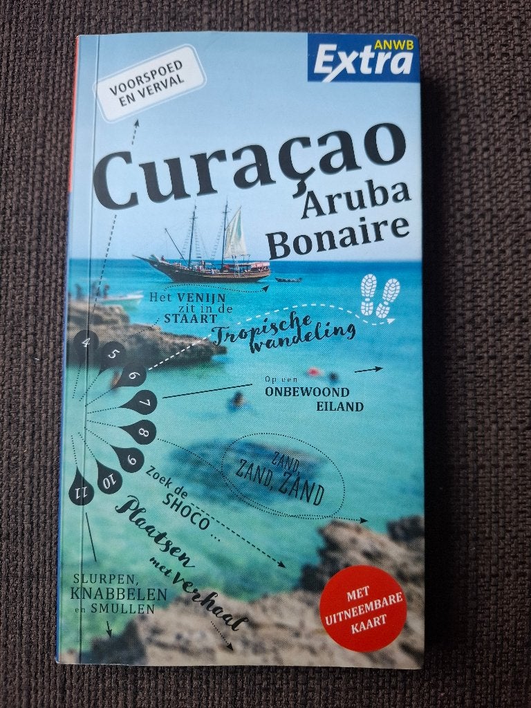 ANWB Extra Reisgids Curaçao Aruba Bonaire  2020, Boeken, Reisgidsen, Gelezen, Reisgids of -boek, ANWB, Midden-Amerika