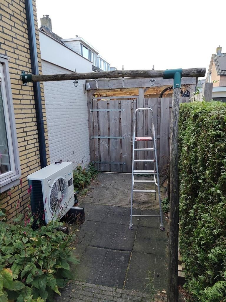 Buiten schommel, 2.5m hoog en breed, met koppelstukken, Ophalen, Gebruikt, Schommel, Aanbouwonderdeel