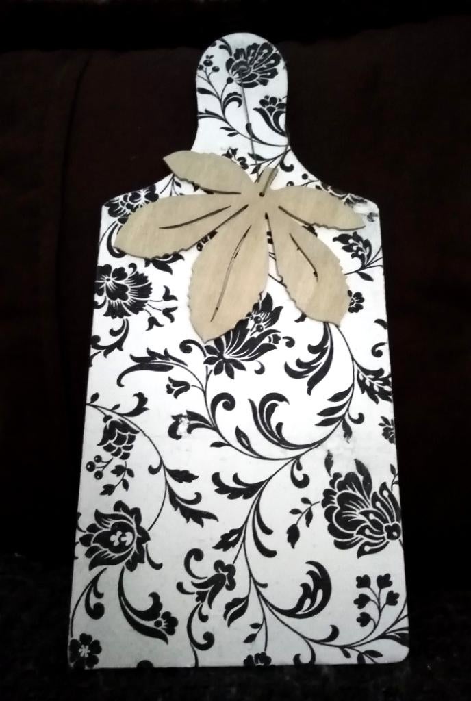 Unieke baroque houten decoratieplank bloemen blad, Ophalen, Nieuw
