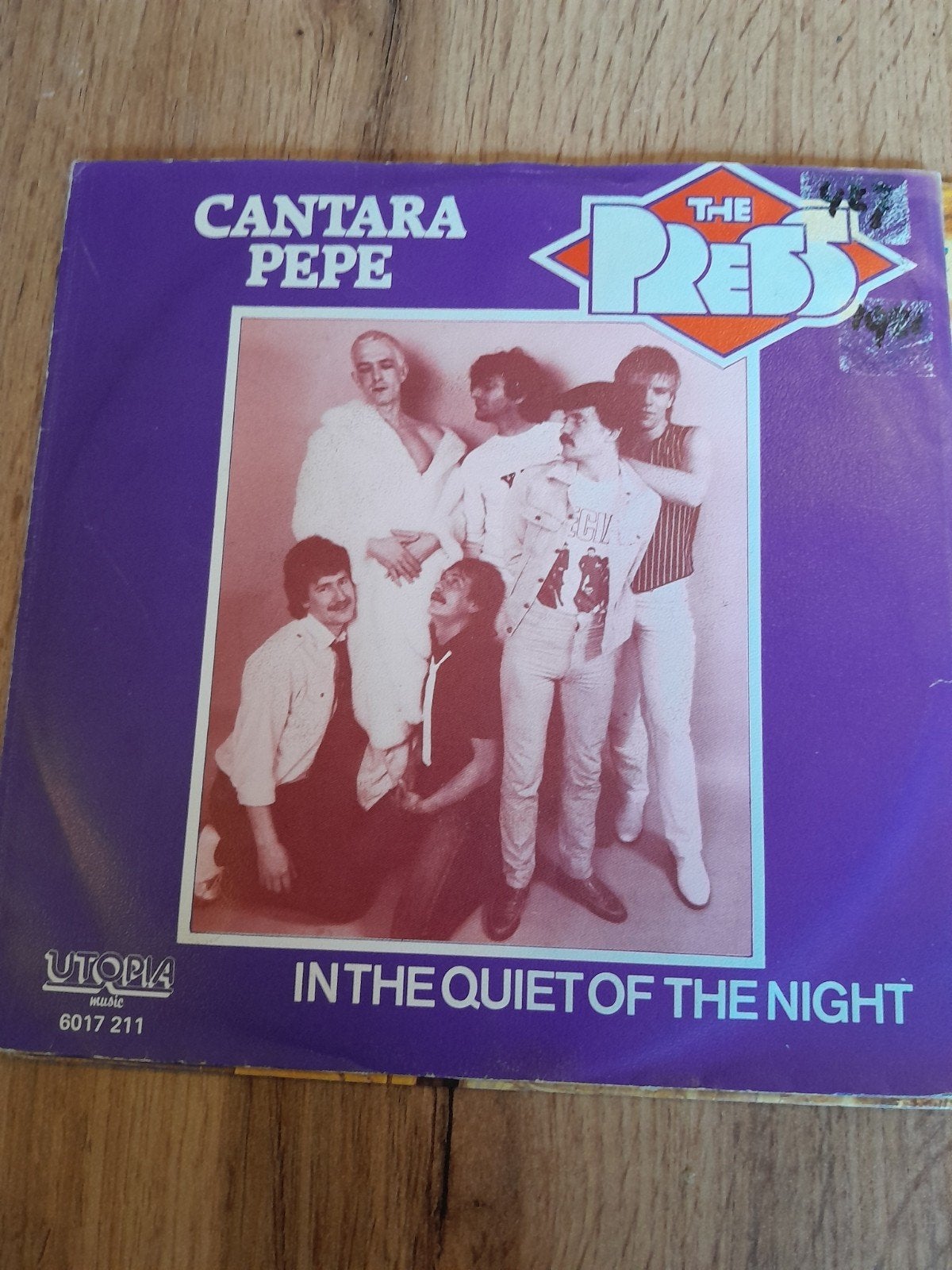 the press 7inch cantara pepe, Ophalen of Verzenden, Zo goed als nieuw, Pop